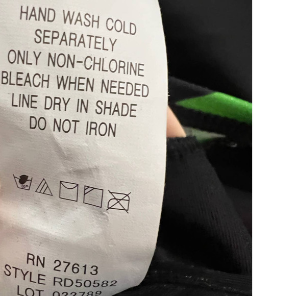 New Inches Away One-Piece Swimsuit w/Black Skirt Top in Pink Orange Size 16W - Picture 6 of 6